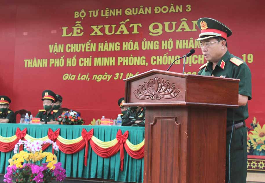 Quân đoàn 3 hỗ trợ 4.000 suất quà giúp người dân Thành phố Hồ Chí Minh chống dịch Covid - 19